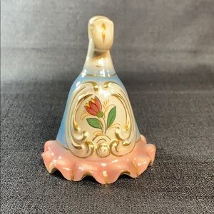 Vintage Italy hand painted Bell with clapper